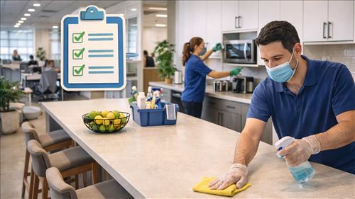 איך לבחור חברת ניקיון למשרד גדול עם עשרות עובדים ושימוש יומיומי במטבחון?